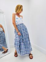Jupe carreaux en coton – Image 3