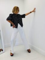 Veste blazer à pois – Image 3