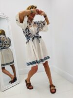 Robe manches boules