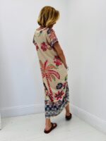 Robe col V fil lurex – Image 3