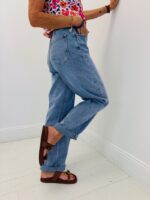 Jean Coupe Wide Leg Ceinture Retournée – Image 4