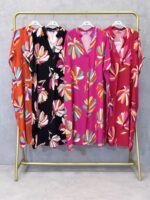 Robe ample imprimée fleurie – Image 3