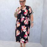 Robe ample imprimée fleurie