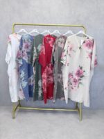Robe fleurie en lin – Image 3