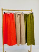 Pantalon en Lin Taille Élastique – Image 2
