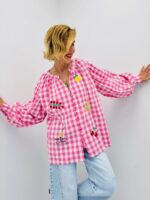 Chemise Vichy Brodée