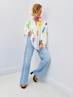 Jean Wide Leg avec Étoiles – Image 6