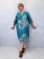 Robe fleurie en lin – Image 5