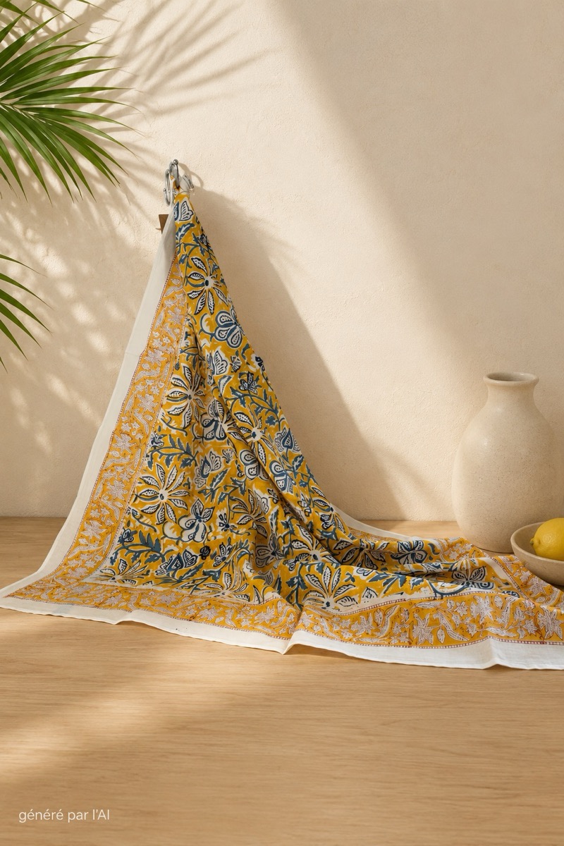 5C0C1C16-AC64-48F9-9572-C82C59EDA801 Foulard 100% coton – Image 1