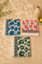 Foulard fleuri en coton – Image 2