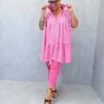 Tunique en Coton à Carreaux