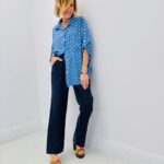 Chemise motif pois