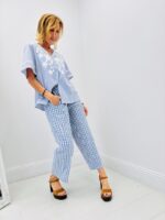 Pantalon carreaux style pyjama - Marque CORNER – Image 4