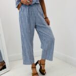 Pantalon carreaux style pyjama - Marque CORNER