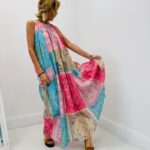 Robe fluide doublée