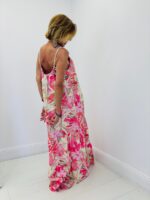 Robe imprimée bretelles tressées – Image 4