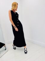 Robe longue maille fine