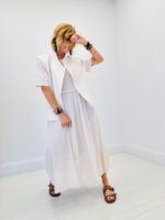 Blazer manches courtes avec épaulettes – Image 3