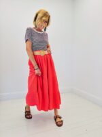 T-shirt rayé col lurex – Image 8
