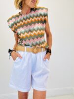 Top asymétrique à épaulettes – Image 4