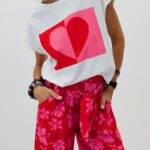 T-shirt imprimé col rond