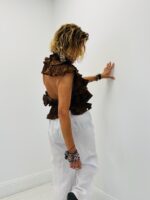 Top volanté broderie anglaise dos nu – Image 6