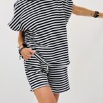 Ensemble T-shirt Rayé