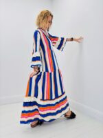 Robe grosses rayures