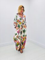 Chemise Col V Imprimée Florale - Marque PALME – Image 2