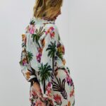 Chemise Col V Imprimée Florale - Marque PALME