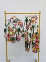 Chemise Col V Imprimée Florale - Marque PALME – Image 4