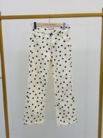 Jean Coupe Flared Motif Pois – Image 2
