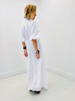 Robe longue manches boules