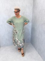 Robe imprimée en lin – Image 5