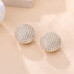 Boucles d'oreilles pavées étincelantes