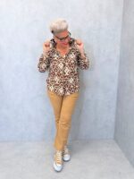 Chemise imprimée Bohème