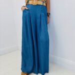 Pantalon large à pinces