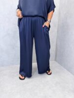Pantalon satiné