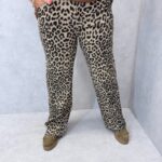 Pantalon Wide Leg Léopard