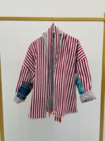 Veste bi-matière rayée - Marque CORNER – Image 2