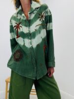 Chemise gaze de coton détails perles - Marque CORNER – Image 4