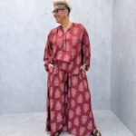 Blouse ample imprimée