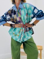 Chemise brodée détails perles - Marque CORNER – Image 5