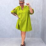 Robe bohème brodée