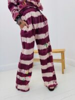 Pantalon gaze de coton brodé - Marque CORNER