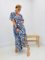 Robe fil lurex détail dos nu
