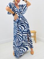 Robe fil lurex détail dos nu – Image 4