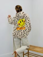 Sweat à capuche motif pois – Image 8