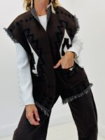 Gilet Sans Manches Ceinturé – Image 7