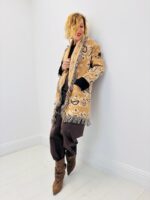 Veste ceinturée ethnique